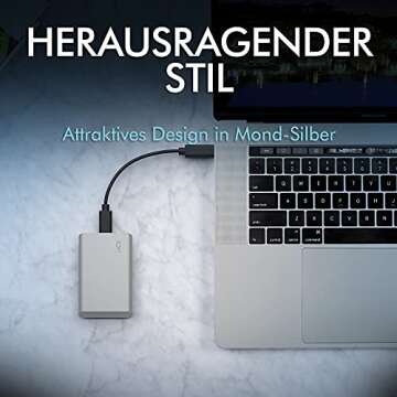 LaCie Portable SSD 1TB - Fast, Compact & Durable External Drive