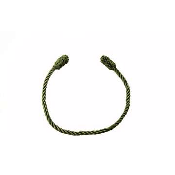 Haute Decor Decorative Garland Twist Ties, 6 Pack, 20 inches (Olive Green) - Hang Garland, Lights, Decorations