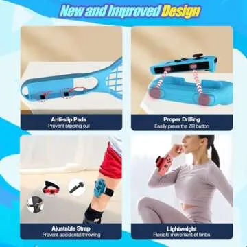 24-in-1 Sports Accessories Bundle Compatible with Switch Sports Games, Sports Game Accessories Kit C...