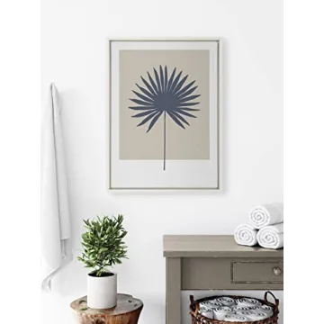 Kate and Laurel Muted Tan Botanical Canvas Wall Art