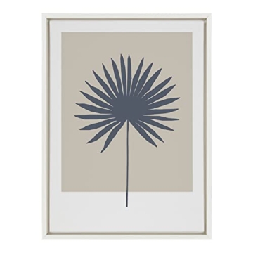 Kate and Laurel Muted Tan Botanical Canvas Wall Art