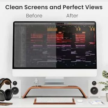 Screen Cleaner Spray and Wipe by EVEO - Computer Screen Cleaner, Laptop Screen Cleaner, Car Screen Cleaner MacBook & iPad Screen Cleaner, iPhone Cleaner, 2in1 Touchscreen Mist Cleaner - (0.3 oz) Grey