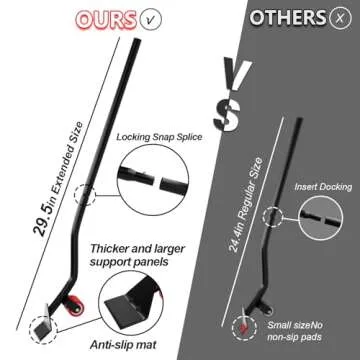MYUEA Heavy Duty Furniture Dolly with Side Guards