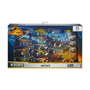 20 Mini Dinosaur Toys from Jurassic World Dominion Multipack