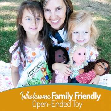 Elly & Grace Bible Stories for Kids, So Loved Collection: Book and Doll Set Teaching Christian Toddlers Faith Lessons, Great Baby Baptism Gifts for Girls (So Loved Set)