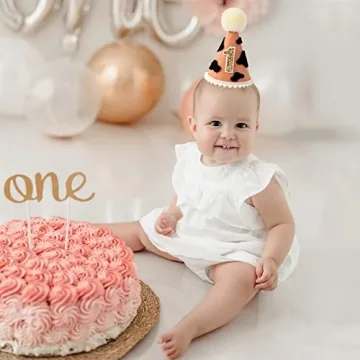 DSAANE Cowboy Party Hats for First Birthday Decoration