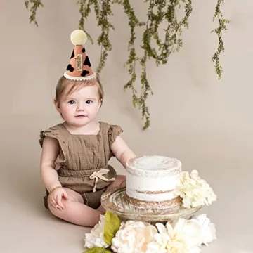 DSAANE Cowboy Party Hats for First Birthday Decoration