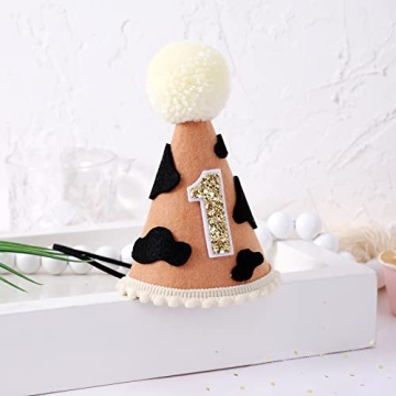 DSAANE Cowboy Party Hats for First Birthday Decoration