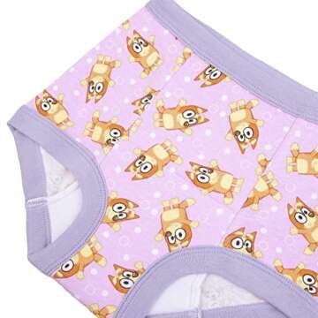 Bluey Amazon Exclusive 7-Pack Potty Training Pants with Stickers and Success Chart, Sizes 18 M, 2T, 3T & 4T