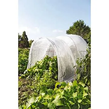 Gardener's Supply Company Adjustable Super Hoops Garden Plant Cover | Sturdy Powder Coated Metal Frame for Raised Bed Vegetable Planter Box Netting Protection | (Set of 3 Hoops)