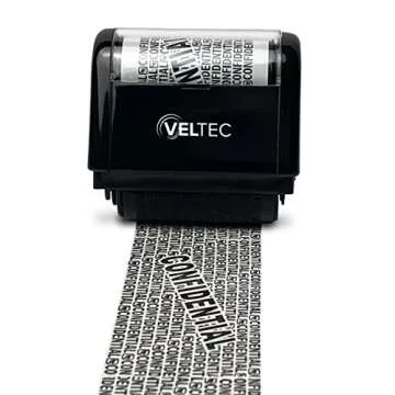 Veltec ID Protector Ink Roller for Identity Theft Protection