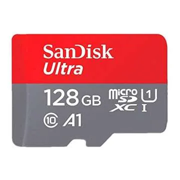 SanDisk Ultra 128GB MicroSD Card with Adapter Offers Speed & Durability