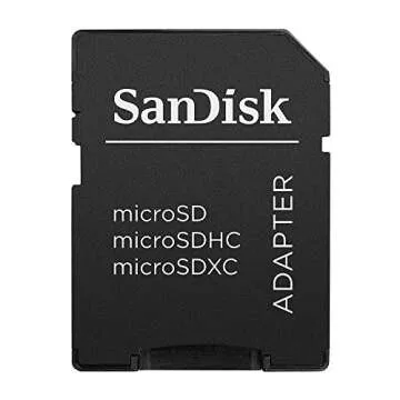 SanDisk Ultra 128GB MicroSD Card with Adapter Offers Speed & Durability