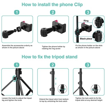 10" Selfie Ring Light with Tripod - Perfect for Photo & Video