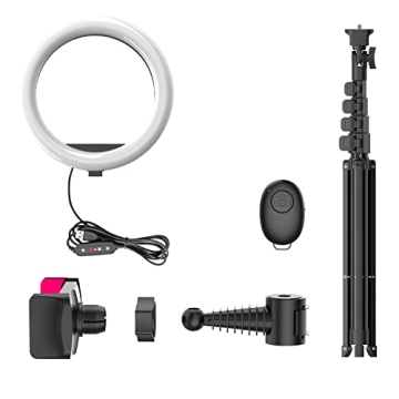 10" Selfie Ring Light with Tripod - Perfect for Photo & Video