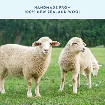 ELYN Wool Dryer Balls 6-Pack - XL, 100% New Zealand Wool, Reusable and Handmade. Fragrance-Free, Natural Fabric & Laundry Softener, Reduce Wrinkles, Static and Drying Time (Grey)