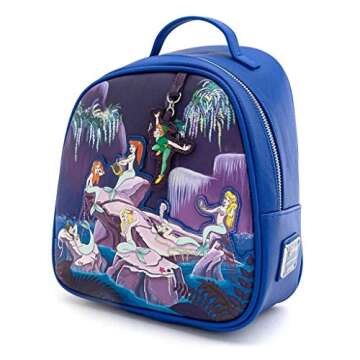 Loungefly Disney Peter Pan Mermaids Mini Backpack - Stylish & Fun