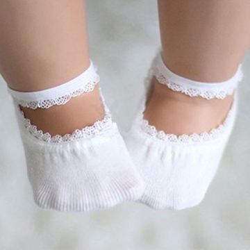 BEHELE Stylish Non-Skid Baby Girl Socks for Infants