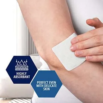 MED PRIDE 4x4 Sterile Gauze Pads Individually Wrapped, 12 Ply Cotton, Nonstick, Highly Absorbent for Wound Care and First Aid, Pack of 100