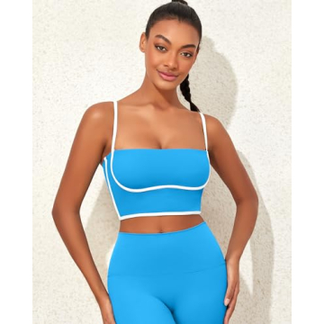 Stylish AngiMelo Women's Workout Tank - Supportive Crop Top