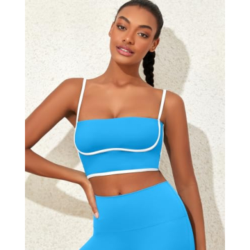 Stylish AngiMelo Women's Workout Tank - Supportive Crop Top