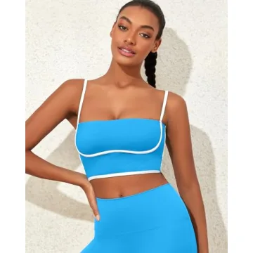 Stylish AngiMelo Women's Workout Tank - Supportive Crop Top