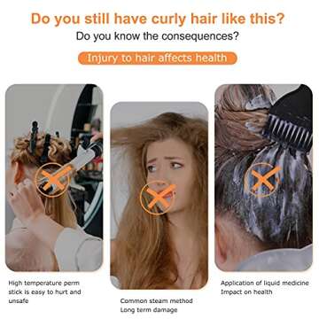 Ailevant Heatless Curling Rod for Long Hair Curls