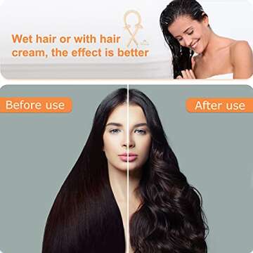 Ailevant Heatless Curling Rod for Long Hair Curls