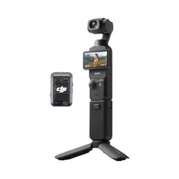 DJI Osmo Pocket 3 - 4K Vlogging Camera with Mic
