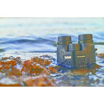 Bushnell H2O 10x42mm Binoculars, Waterproof/Fogproof Roof Prism Binoculars for Boating amd Travel