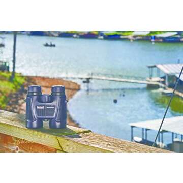 Bushnell H2O 10x42mm Binoculars, Waterproof/Fogproof Roof Prism Binoculars for Boating amd Travel