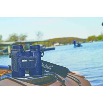 Bushnell H2O 10x42mm Binoculars, Waterproof/Fogproof Roof Prism Binoculars for Boating amd Travel