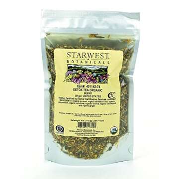 Starwest Botanicals Organic Detox Tea for Wellness