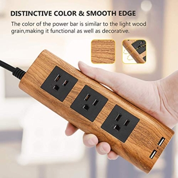 SUPERDANNY Power Strip Surge Protector with USB Ports