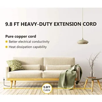 SUPERDANNY Power Strip Surge Protector with USB Ports