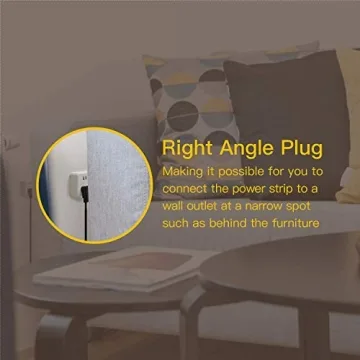 SUPERDANNY Power Strip Surge Protector with USB Ports