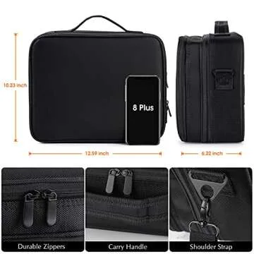 Kootek Large Travel Makeup Bag for Organizing Essentials