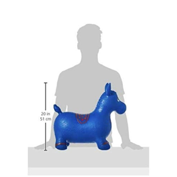 AppleRound Horse Bouncer with Hand Pump for Kids