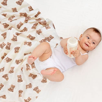 LifeTree Muslin Swaddle Blankets for Newborns and Infants