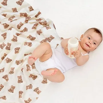 LifeTree Muslin Swaddle Blankets for Newborns and Infants