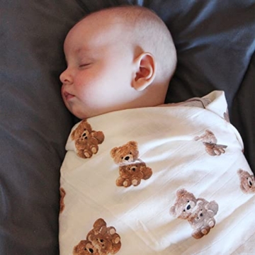 LifeTree Muslin Swaddle Blankets for Newborns and Infants