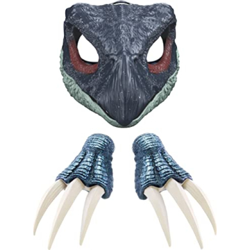 Mattel Jurassic World Dominion Therizinosaurus Role-play Set - Dinosaur Mask with Sound & Slasher Cl...