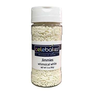 CK Products Celebakes White Jimmies - 3 oz