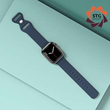 STG Sport Silicone Band for Apple Watch - Comfortable and Durable in Multiple Sizes