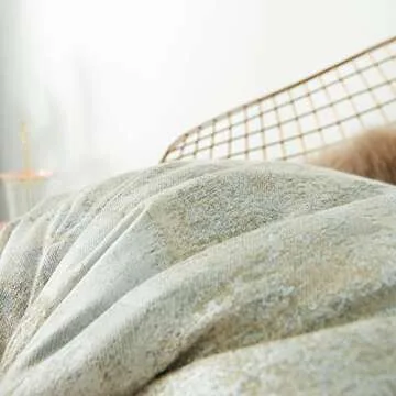 Elegant LOHDALOLF Jacquard Pillow Covers Set of 2