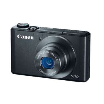 Canon PowerShot S110 12MP Digital Camera with 3-Inch LCD (Black)