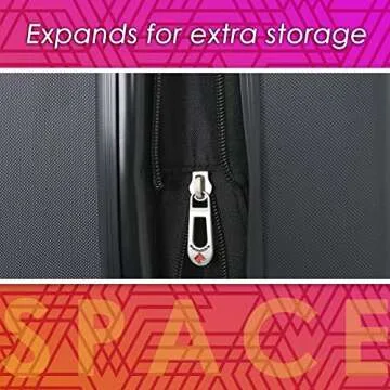 Travelers Club Chicago Hardside Expandable Spinner Luggage, Teal, 20" Carry-On