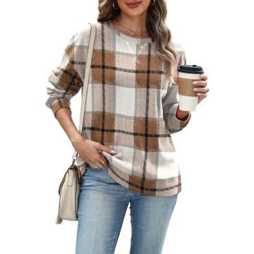 Stylish RUMIA Women’s Casual Long Sleeve Sweatshirt