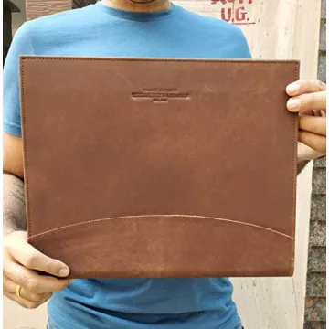 THE LEATHER WAREHOUSE Padfolio with Business Card Holders