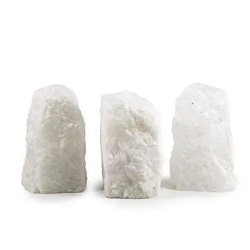 Beverly Oaks Natural Raw Crystal Desk Lamp with LED Bulb - Healing Mineral Crystal Table Reading Lamps - Home Decor for Office or Bedroom Nightstand (Clear Quartz Lamp)